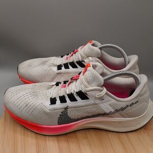 Nike Shoes Mens 11 Air Zoom Pegasus 38 Running White Pink Neon DJ5397-100 Flaws